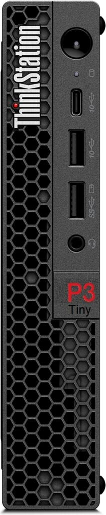 Bild von Lenovo ThinkStation P3 Mini PC Intel® Core i7 i7-13700 32 GB DDR5-SDRAM 1 TB SSD NVIDIA T400 Windows 11 Pro Mini-PC Schwarz (30H0002LGE)