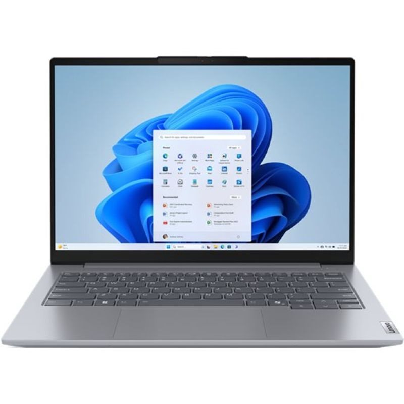 Bild von Lenovo ThinkBook 14 G7 IML 21MR - 180°-Scharnierdesign - Intel Core Ultra 5 125U / 1,3 GHz - Win 11 Pro - Intel Graphics - 8GB RAM - 256GB SSD NVMe - 35,6 cm (14) IPS 1920 x 1200 - Wi-Fi 6E, Bluetooth - Dual Tone Arctic Gray - kbd: Deutsch - mit 1 Jahr Lenovo Premier Support (21MR004TGE)