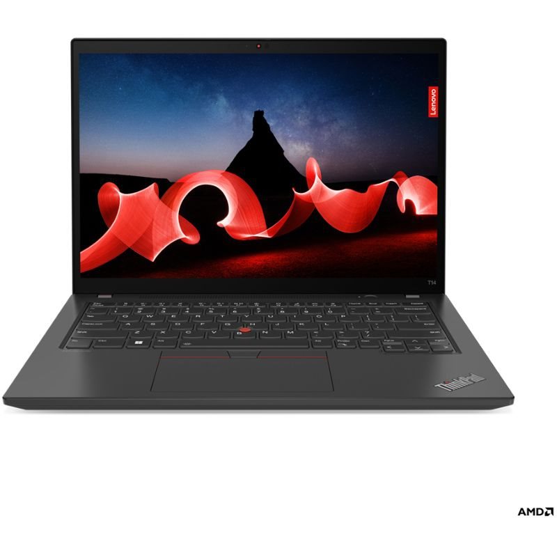 Bild von Lenovo Notebook ThinkPad T14 Gen 4 (AMD) 35.6cm (14 Zoll) 2.8K AMD Ryzen 7 Pro 7840U 32GB RAM 1TB SS