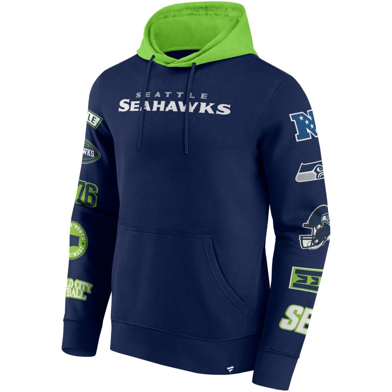 Bild von Seattle Seahawks NFL Sleeve Prints Hoody