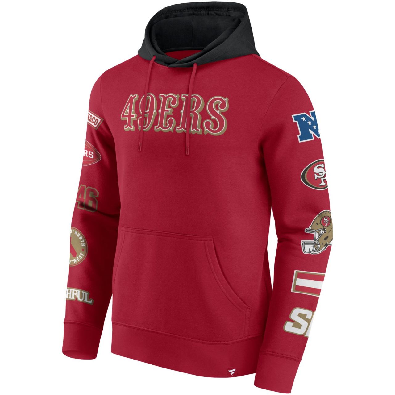 Bild von San Francisco 49ers NFL Sleeve Prints Hoody