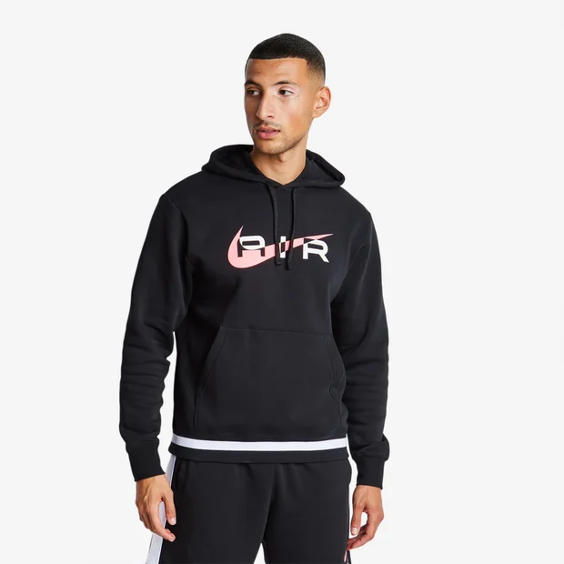 Bild von Nike Swoosh Herren Kapuzenpullover - Schwarz - Größe: XS - Foot Locker