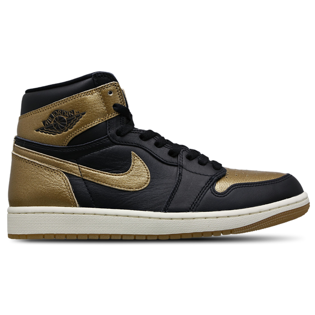 Bild von Jordan Aj1 Retro High Og Herren Schuhe - Schwarz - Größe: 41 - Leder - Foot Locker