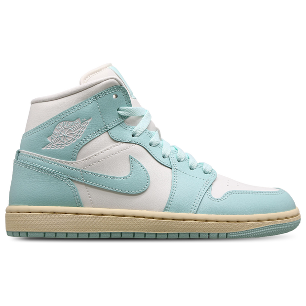 Bild von Jordan 1 Mid Damen Schuhe - Weiß - Größe: 41 - Polyester - Foot Locker