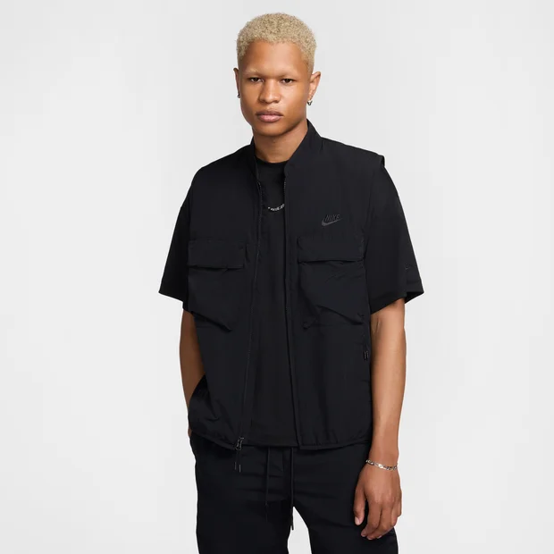 Bild von Nike Tech Woven Herren Jacken - Schwarz - Größe: S - Poly Woven - Foot Locker