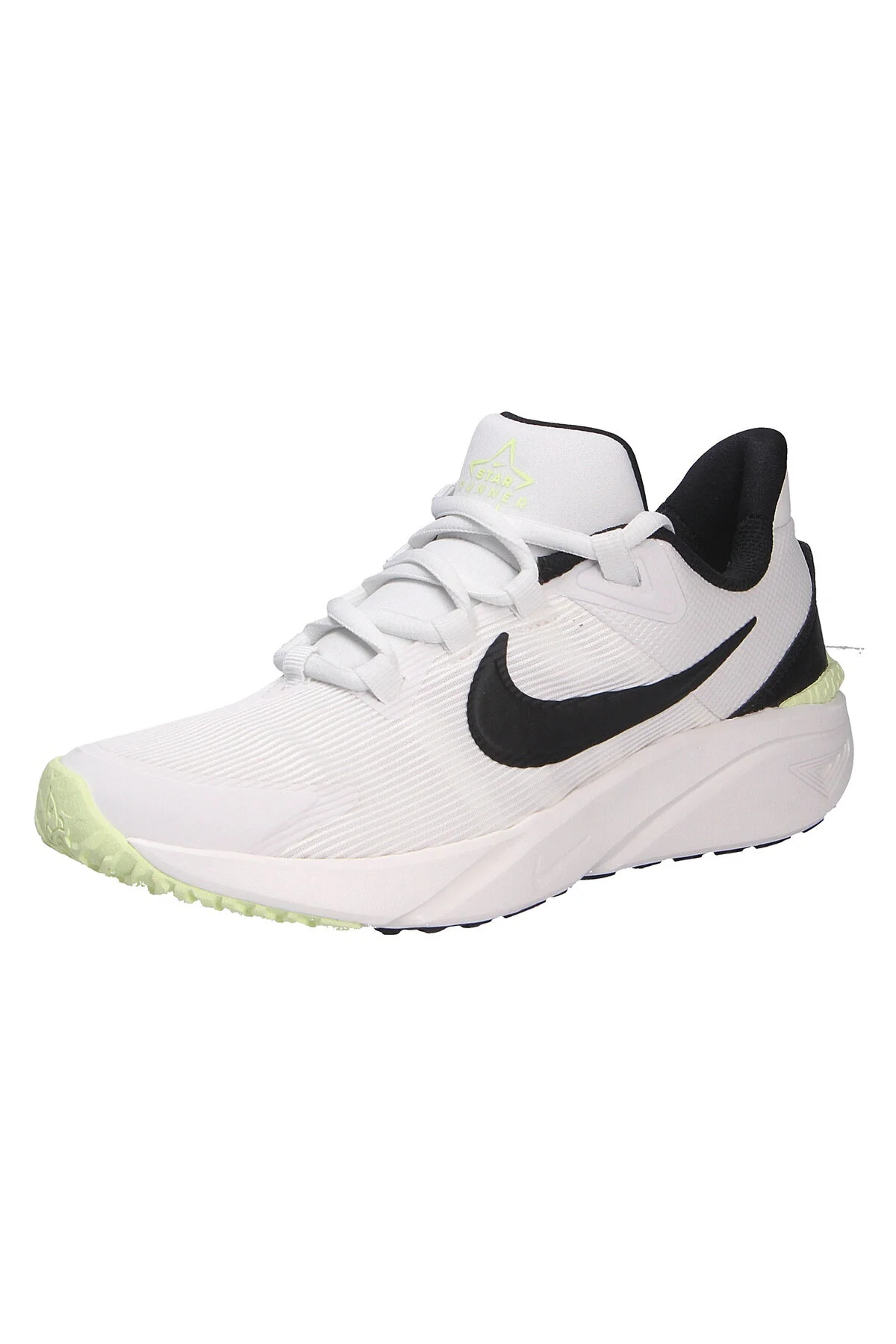 Bild von NIKE Star Runner 4 Laufschuhe Kinder 102 - summit white/black-barely volt-white 38.5