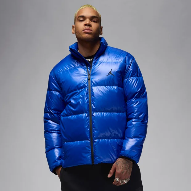 Bild von Jordan Flight Herren Jacken - Blau - Größe: XXL - Baumwoll-Jersey - Foot Locker
