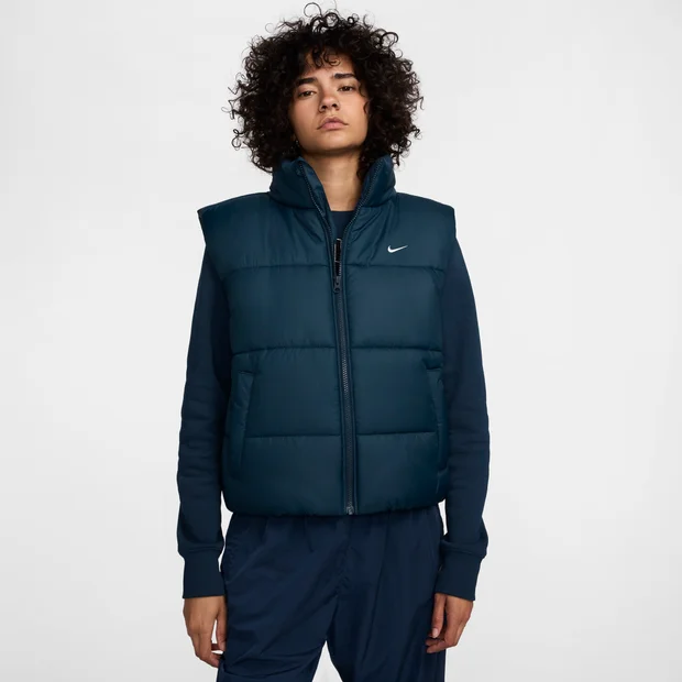 Bild von Nike Therma-fit Damen Gilets - Blau - Größe: 36 - Baumwoll-Jersey - Foot Locker