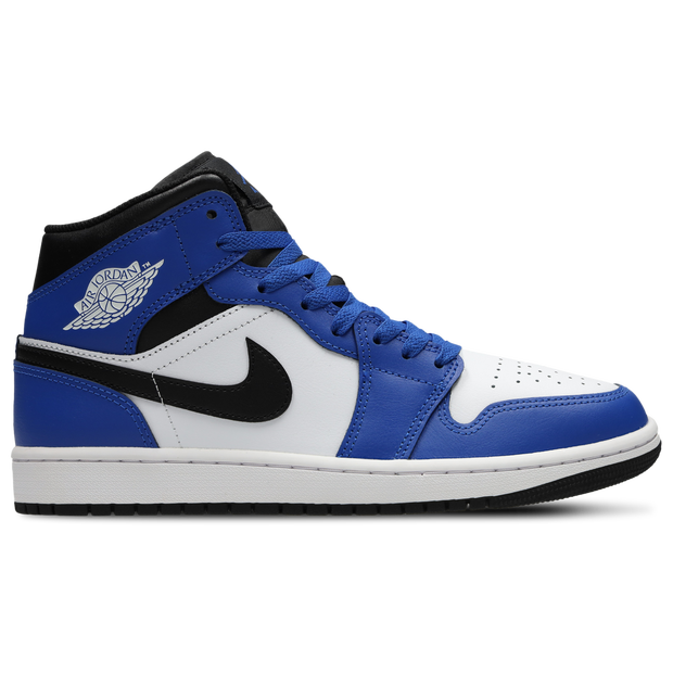 Bild von Jordan 1 Mid Herren Schuhe - Blau - Größe: 44 - Leder, Synthetik - Foot Locker