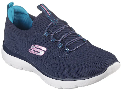 Bild von Skechers Slip-On Sneaker »SUMMITS«, Freizeitschuh, Halbschuh, Slipper mit flexibler Traktionslaufsohle