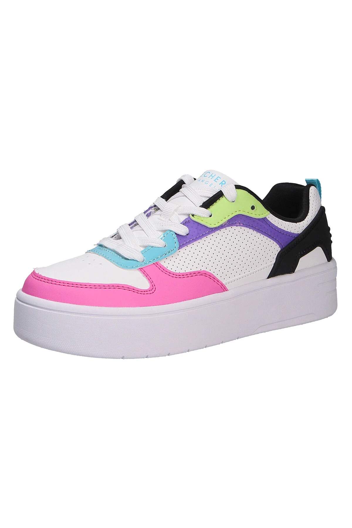Bild von SKECHERS Schnürschuh Weiß Flacher Absatz für Damen - 38