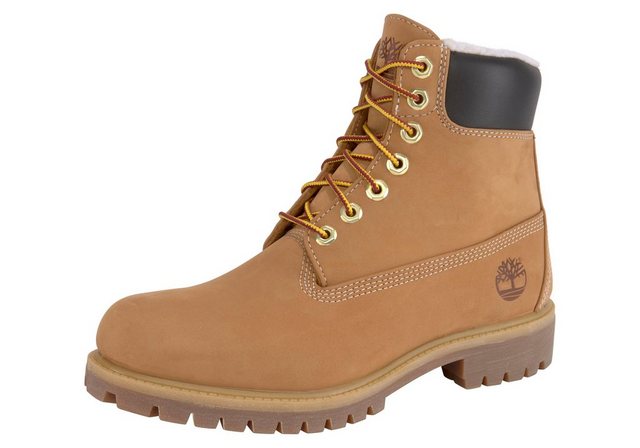Bild von Timberland 6 in Premium Fur/Warm Lin Schnürboots Winterstiefel, Schnürstiefel, Winterschuhe, wasserdicht, gefüttert