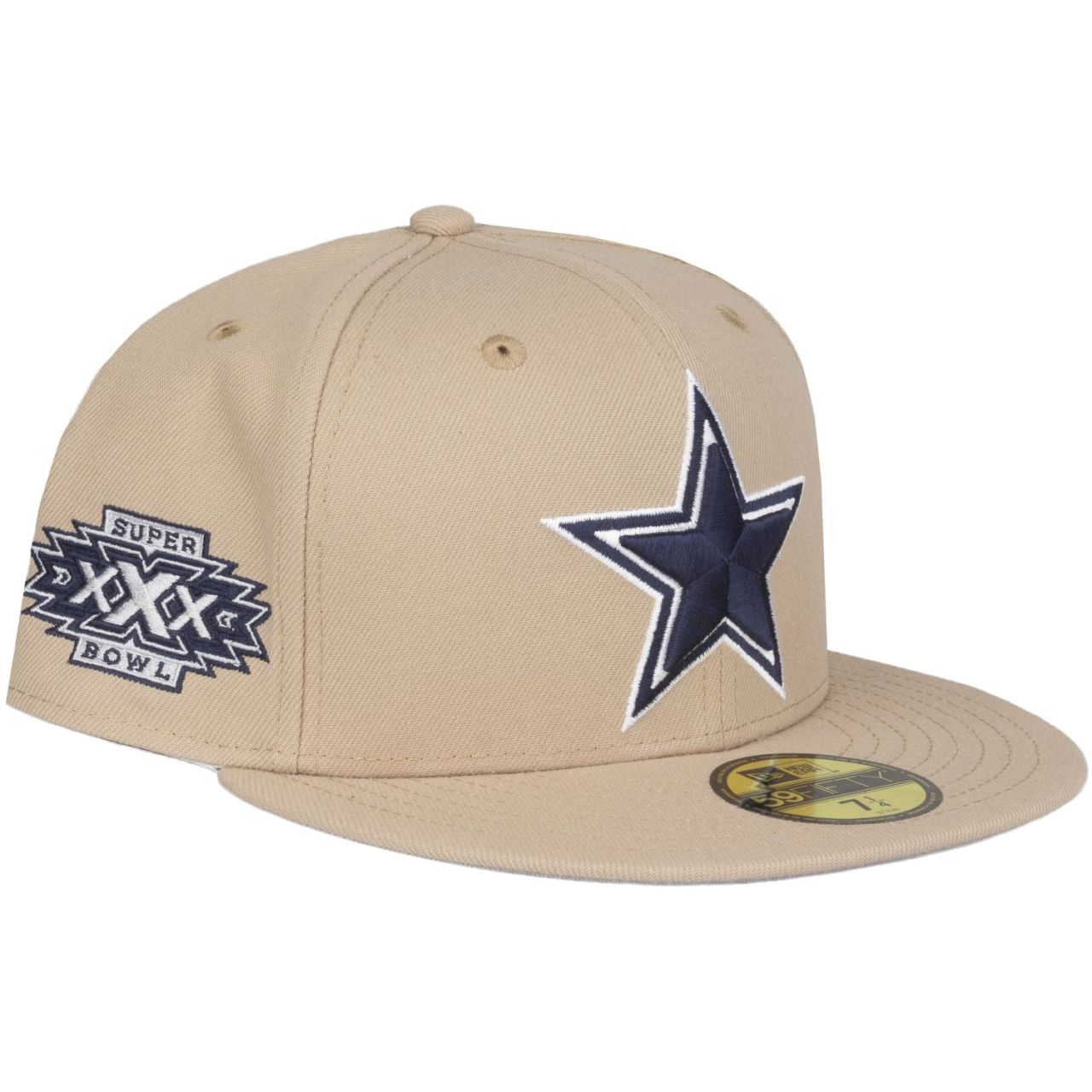 Bild von New Era, Herren, Cap, 59Fifty Fitted Cap SIDEPATCH Dallas Cowboys - 7 5/8, Beige, (7 5/8)