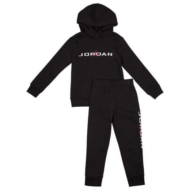 Bild von Jordan Baseline Unisex Trainingsanzüge - Schwarz - Größe: 86 - 92 CM - Baumwoll-Fleece - Foot Locker