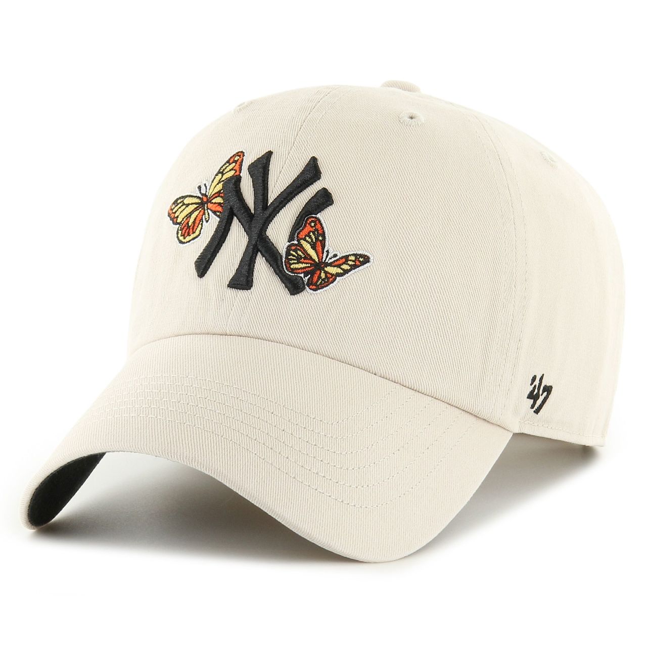 Bild von 47 Brand Mlb New York Yankees Icon Alt Clean Up Cap Man (B-ICACL17GWS-BN) beige