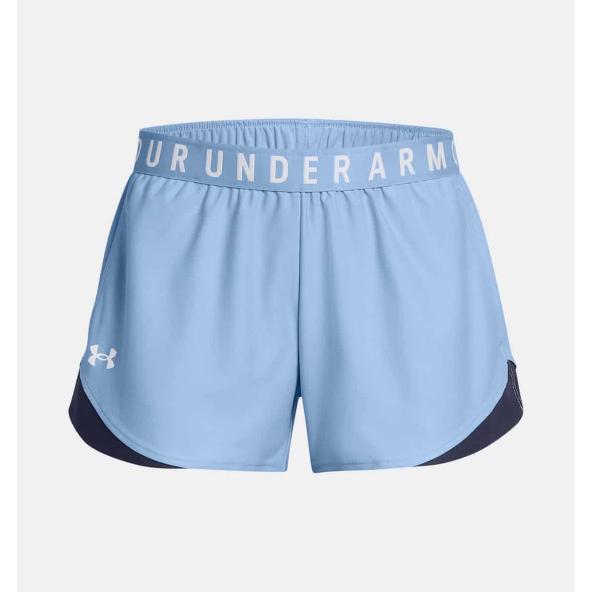 Bild von Under Armour Play Up Short 3.0 Damen Shorts (Hellblau L) Fitnessbekleidung