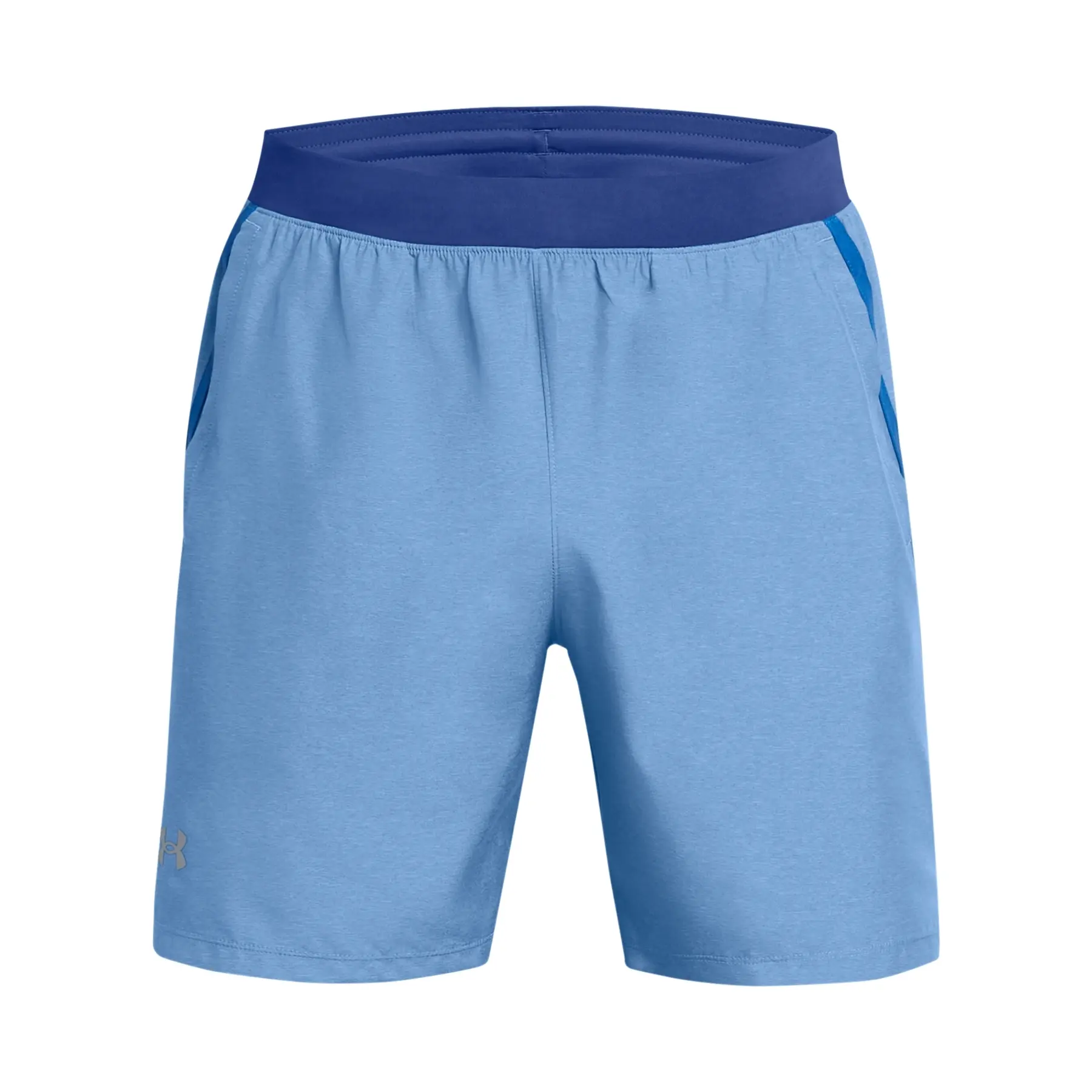 Bild von UNDER ARMOUR Launch 7'' Heather Laufshorts Herren 432 - tech blue/horizon blue/reflective M