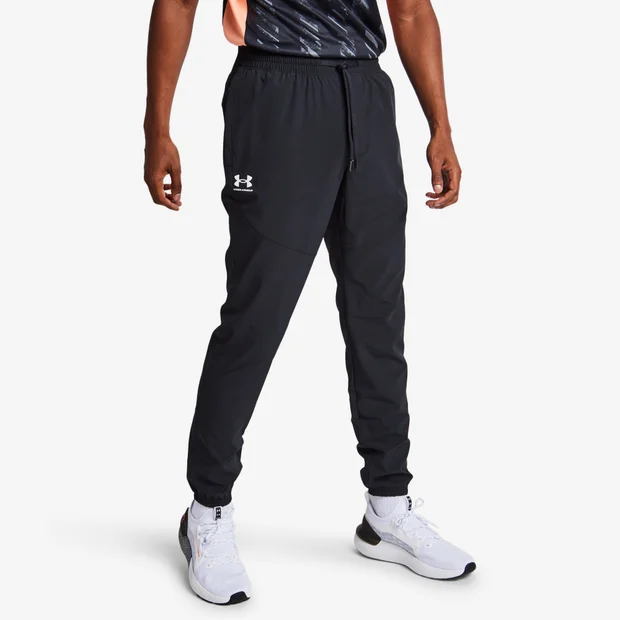 Bild von Under Armour Wovenvibe Herren Hosen - Schwarz - Größe: L - Poly Woven - Foot Locker