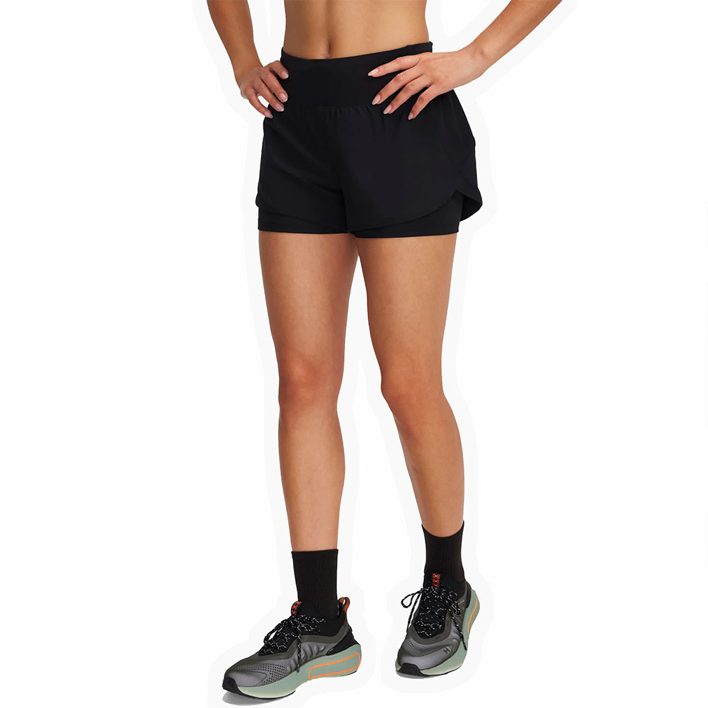 Bild von Under Armour Launch Pro 2-in-1 Shorts Schwarz L Frau