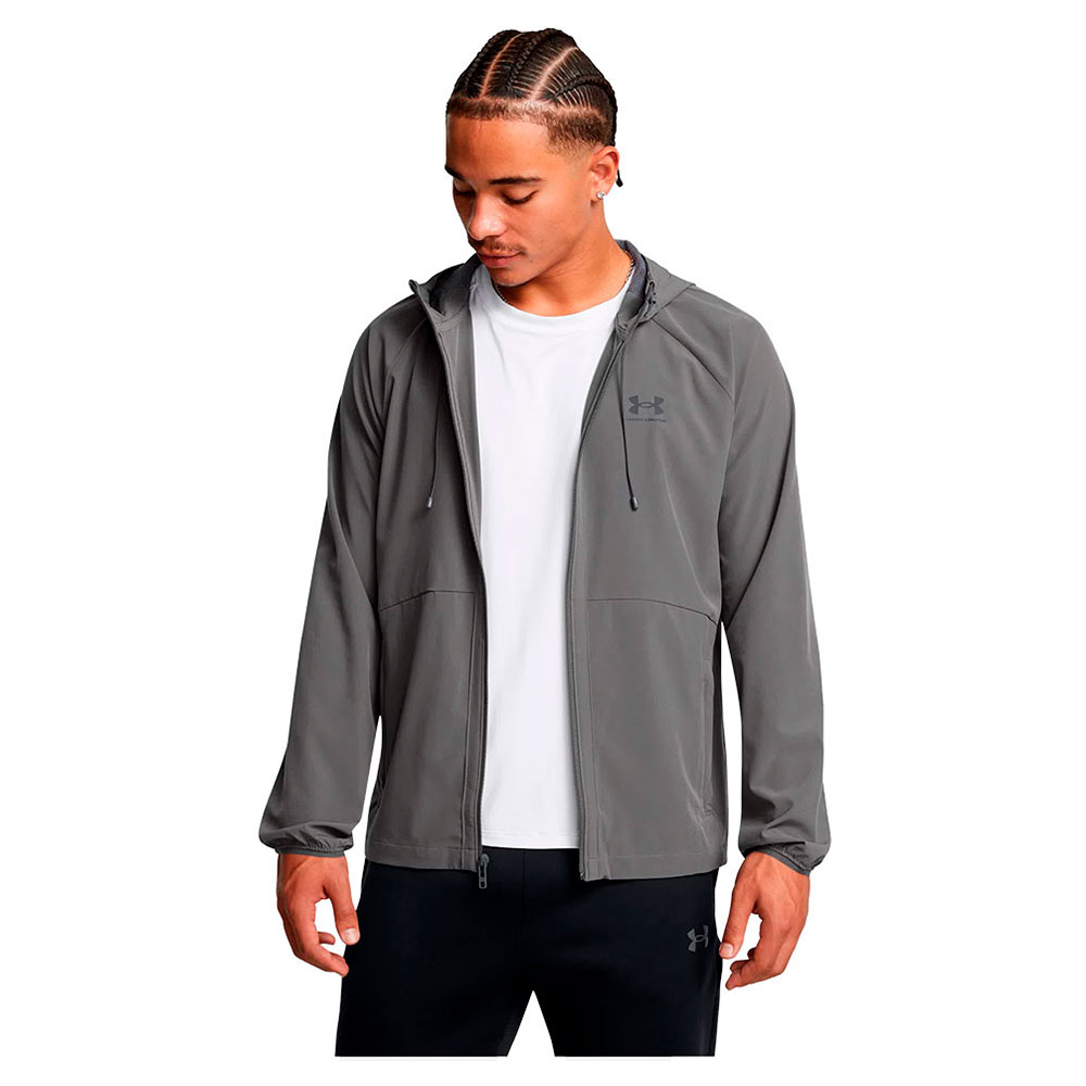 Bild von Under Armour Stretch Woven Windbreaker Grau S Herren