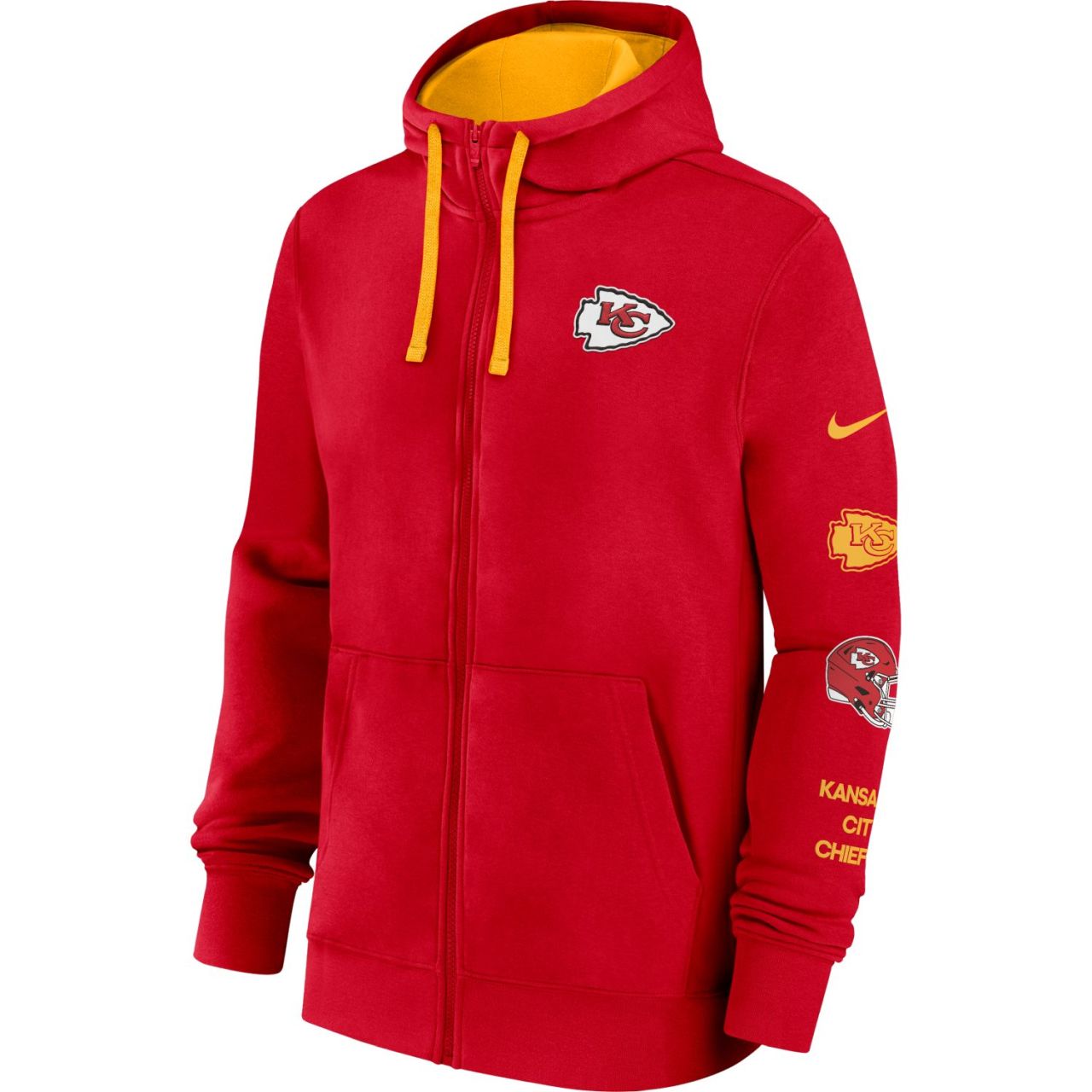 Bild von Kansas City Chiefs Nike Club Fleece Full-Zip Hoody