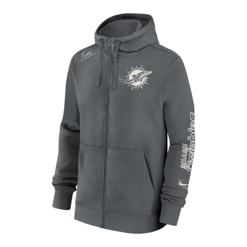 Bild von Miami Dolphins Nike Grafic Fleece Full-Zip Hoody – Komfort und Stil vereint