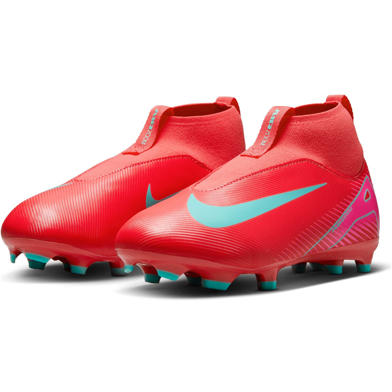 Bild von NIKE Jr. Mercurial Superfly 10 Academy FG/MG Fußballschuhe Kinder 800 - ember glow/aurora green 32