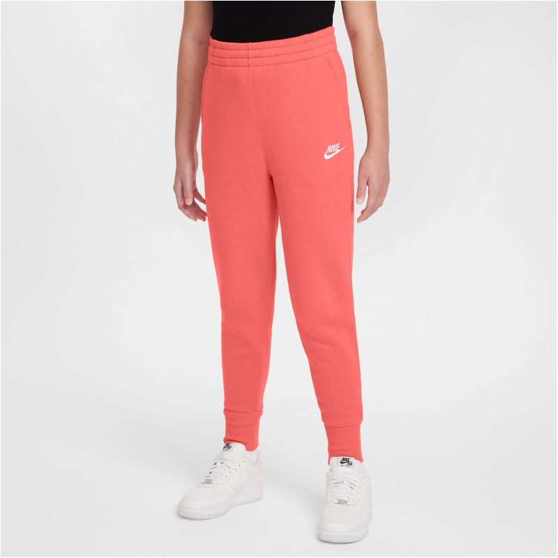 Bild von NIKE Sportswear Club Fleece High-Waist Jogginghose Mädchen 814 - magic ember/magic ember/white L (146-156 cm)