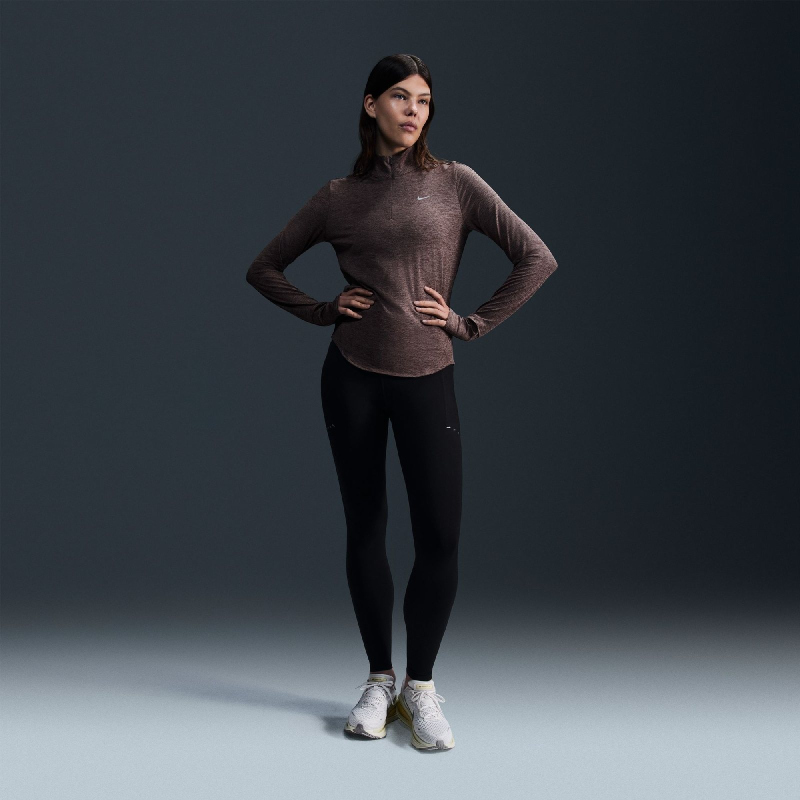 Bild von NIKE Swift High-Waist 7/8 Laufleggings Damen 010 - black/reflective silv XL