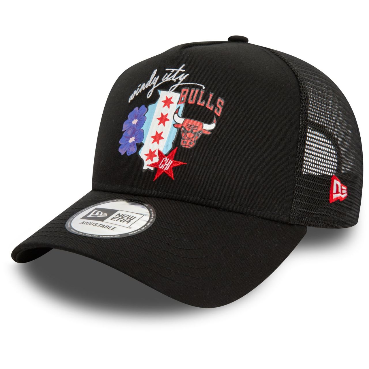 Bild von New Era NBA Team Logo Chicago Bulls Trucker Cap (60503448) black