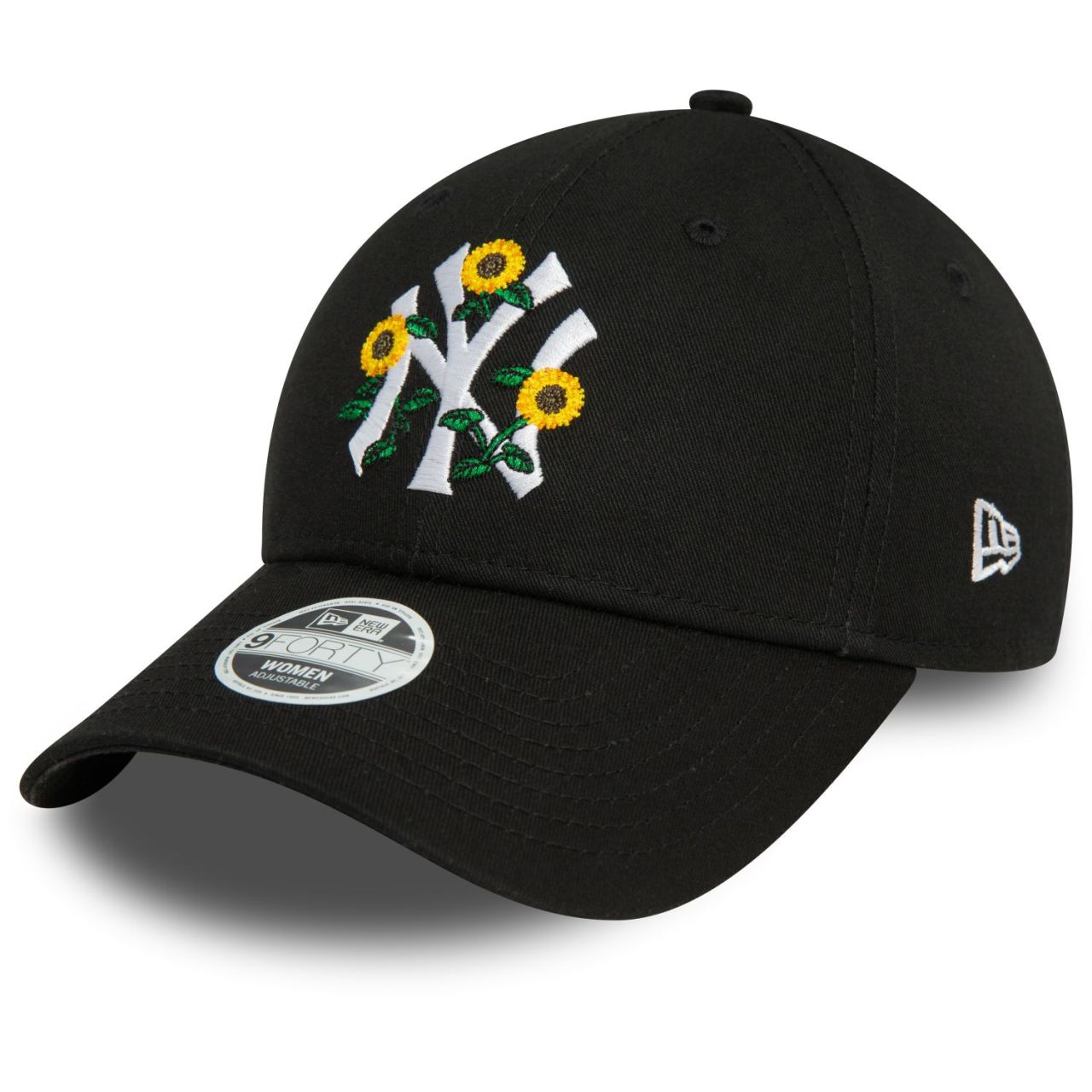 Bild von New Era 9Forty Damen Cap - FLORAL New York Yankees schwarz