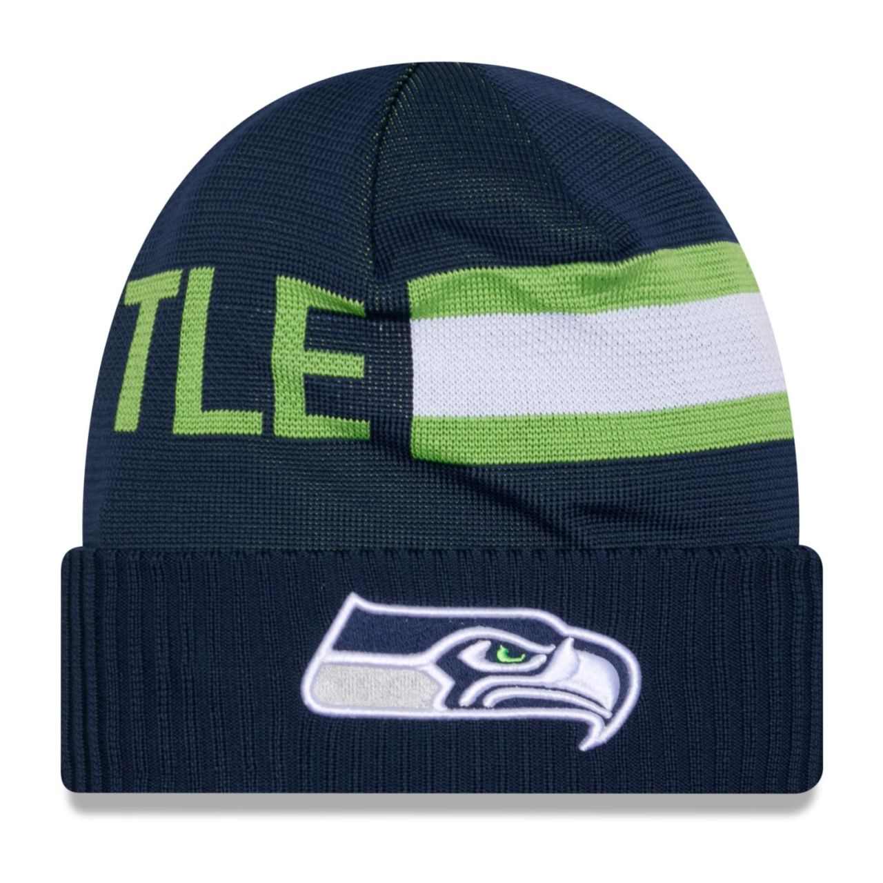 Bild von New Era, Herren, Mütze, NFL Sideline Tech Knit Mütze - Seattle Seahawks, Blau