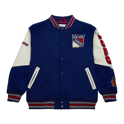 Bild von Mitchell & Ness M&N Vintage Varsity Wool Jacke - NHL New York Rangers