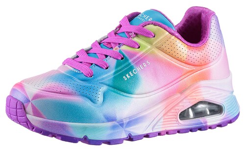 Bild von Skechers Sneaker »UNO GEN1«, Schnürschuh, Freizeitschuh, Pride mit allover Regenbogen Farbverlauf