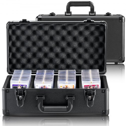 Bild von VEVOR 108 PSA Sammelkarten Aufbewahrungsbox 4 Steckplätze Sportkartenhalter Etui