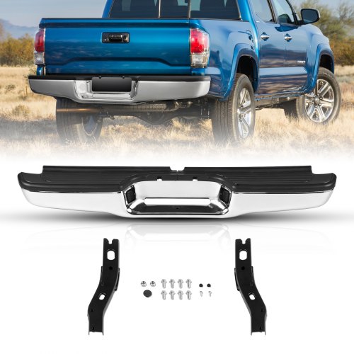 Bild von VEVOR Stoßstange hinten Chromstahl Stoßstangenbaugruppe Toyota Tacoma (95–04)