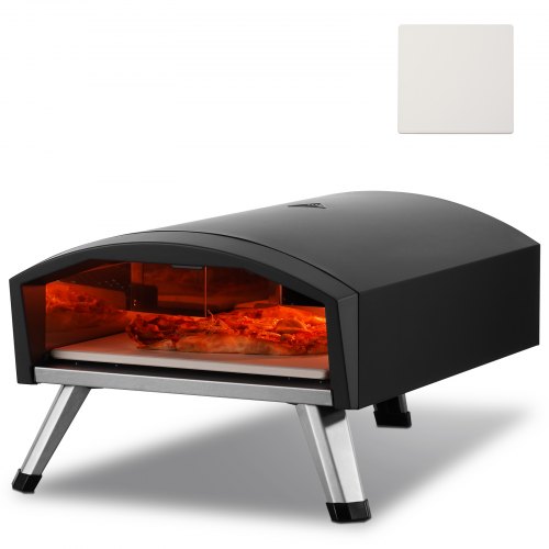 Bild von VEVOR Outdoor-Pizzaofen Tragbarer Gasofen Bügeleisen Faltbar Camping 30cm