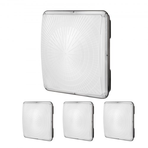 Bild von VEVOR 4er-Set LED Deckenlampe Deckenleuchte 150W 16500LM 5000K Tageslicht IP65