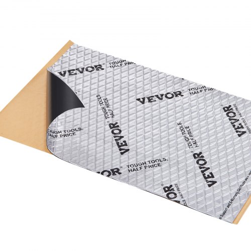 Bild von VEVOR 47er-Set Dämmmatte Auto 4,8m² Antidröhnmatte 248,9x398,8mm Fahrzeugdämmung 50mil (1,3mm) Stärke Aluminium-Folie Schallschutzmatte Hitzebeständig Lärmschutz Akustikdämmung Geräuschdämmung