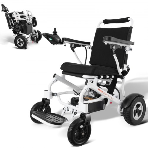 Bild von Succebuy Elektrischer Rollstuhl für Erwachsene Senioren, 300 lbs Tragfähigkeit, 17,7 Zoll breite leichte, faltbare, motorisierte Elektrorollstühle