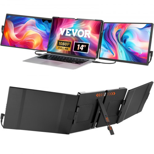 Bild von VEVOR Laptop-Bildschirmerweiterung HD 1080P 355mm Tragbarer Monitor 955-1055mm