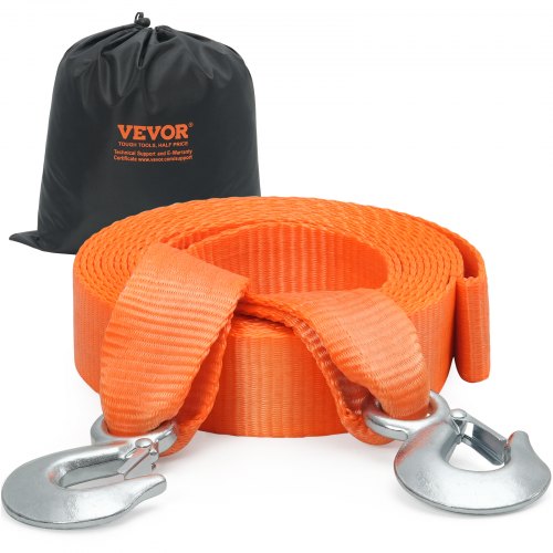 Bild von VEVOR Abschleppgurt für ATV-Autos mit Haken, 50 mm x 6 m, 7711 kg, Abschleppgurte mit Sicherheitshaken, robustes Abschleppseil für LKWs, Abschleppzubehör, Abschleppkabel für die Bergung am Straßenrand