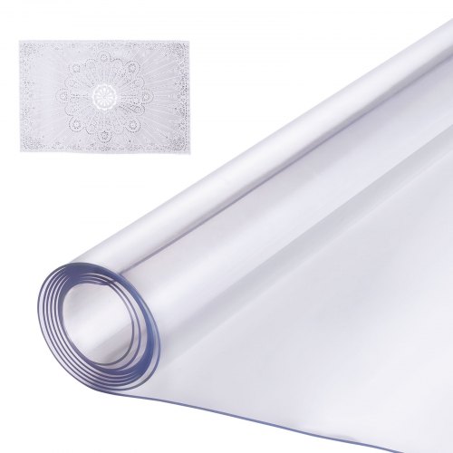 Bild von VEVOR PVC-Tischschutz Tischdecke Tischfolie 914x1219mm Schreibtischschutz 1,5mm