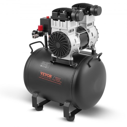 Bild von VEVOR Kompressor 40L Luftkompressor 125PSI Druckluft 1,25 kW Flüsterkompressor