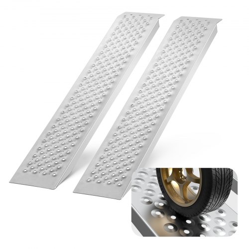 Bild von VEVOR Autorampe Aluminiumlegierung-Rampen Laderampe 399kg 1200x215mm 2 Stk.