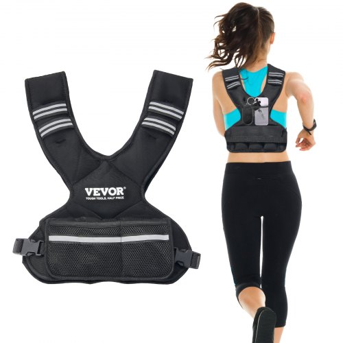 Bild von VEVOR Gewichtsweste Laufweste Trainingsweste Gewichte Einstellbar 5–9,1kg