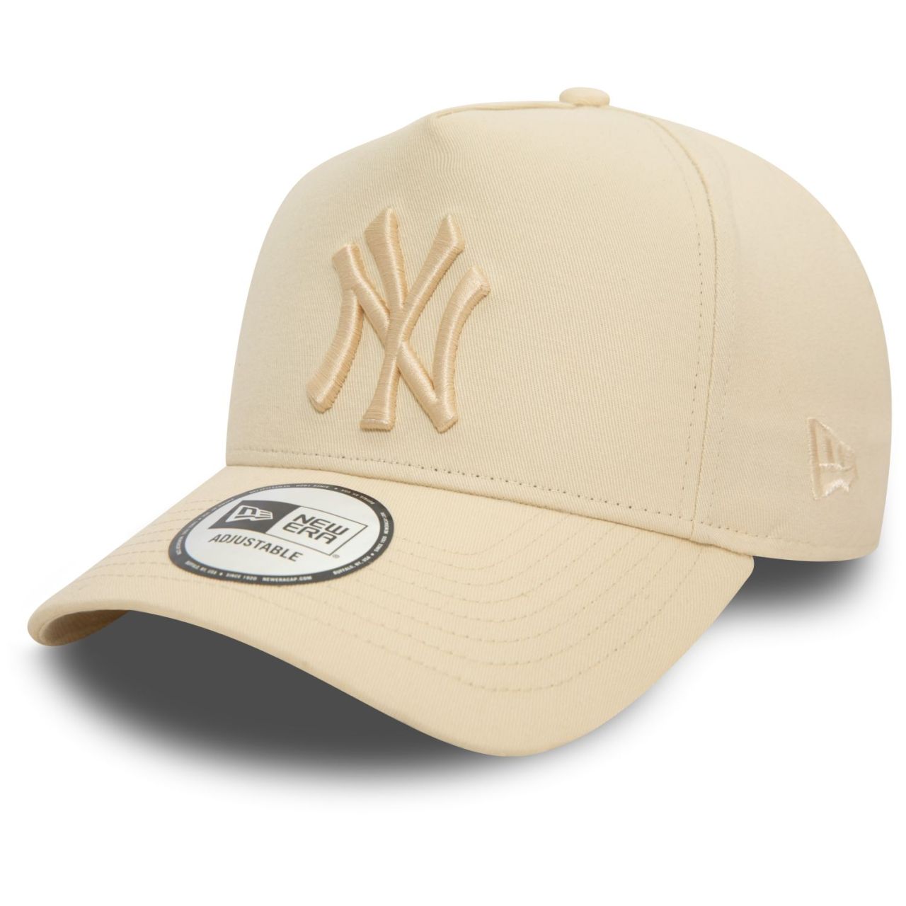 Bild von New Era E-frame Closed Back Mlb New York Yankees Unisex Kappen - Beige - Größe: One Size - Foot Locker