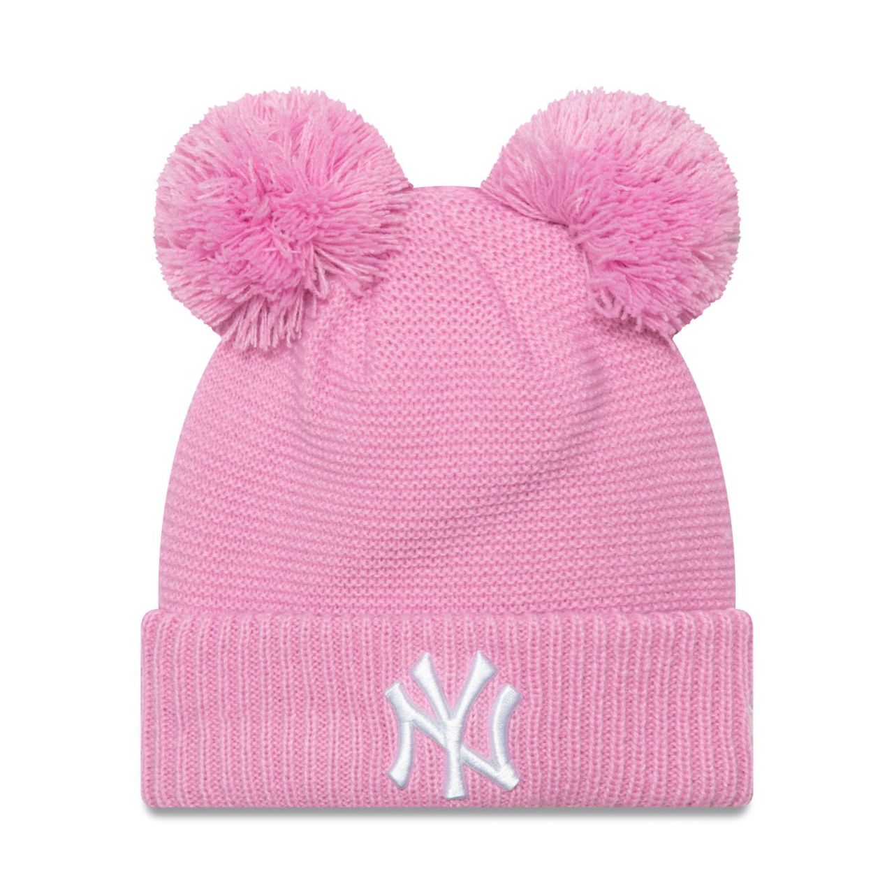 Bild von New Era, Damen, Mütze, Mädchen Wintermütze Double Bobble NY Yankees pink, Pink