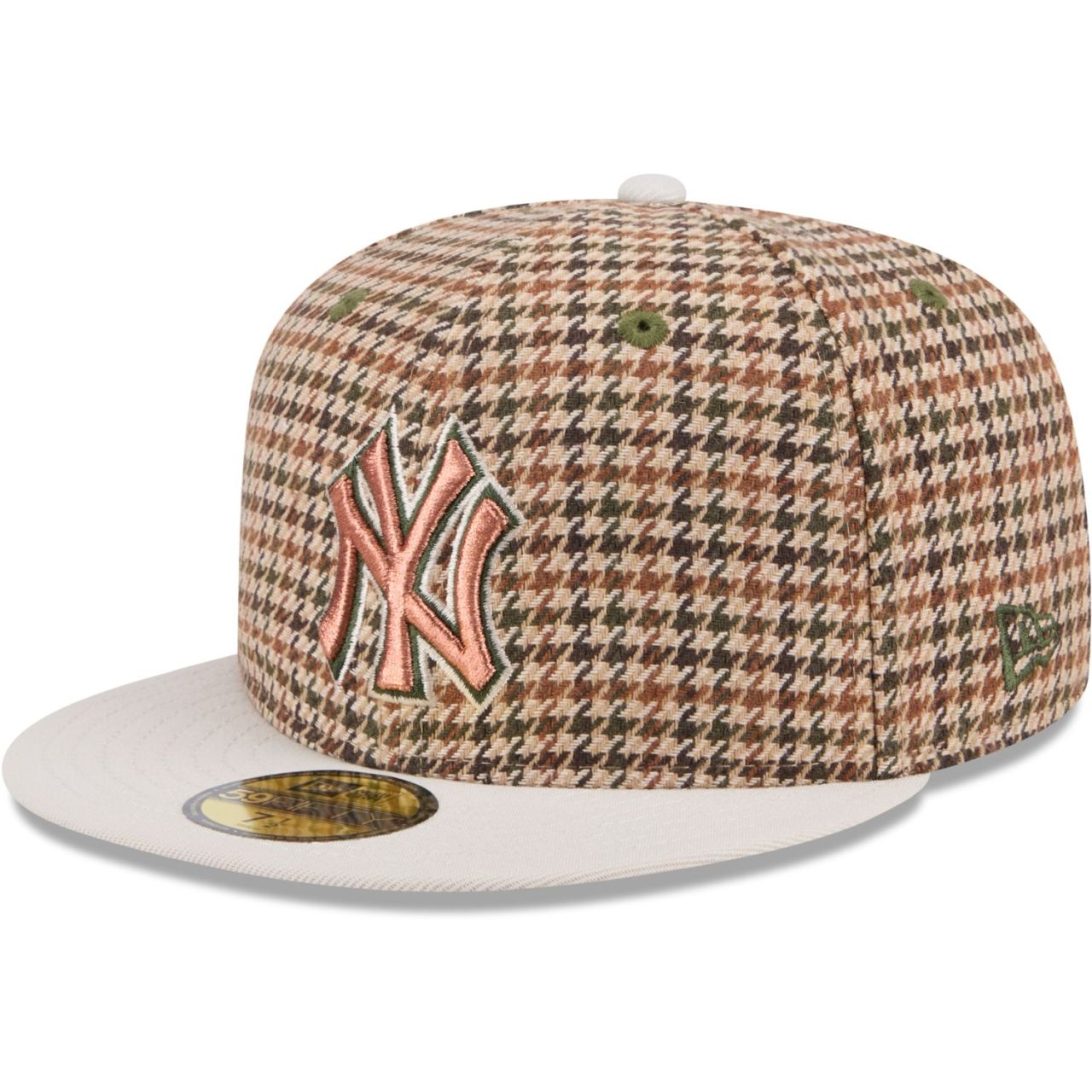 Bild von New Era 59Fifty Fitted Cap - HOUNDSTOOTH New York Yankees