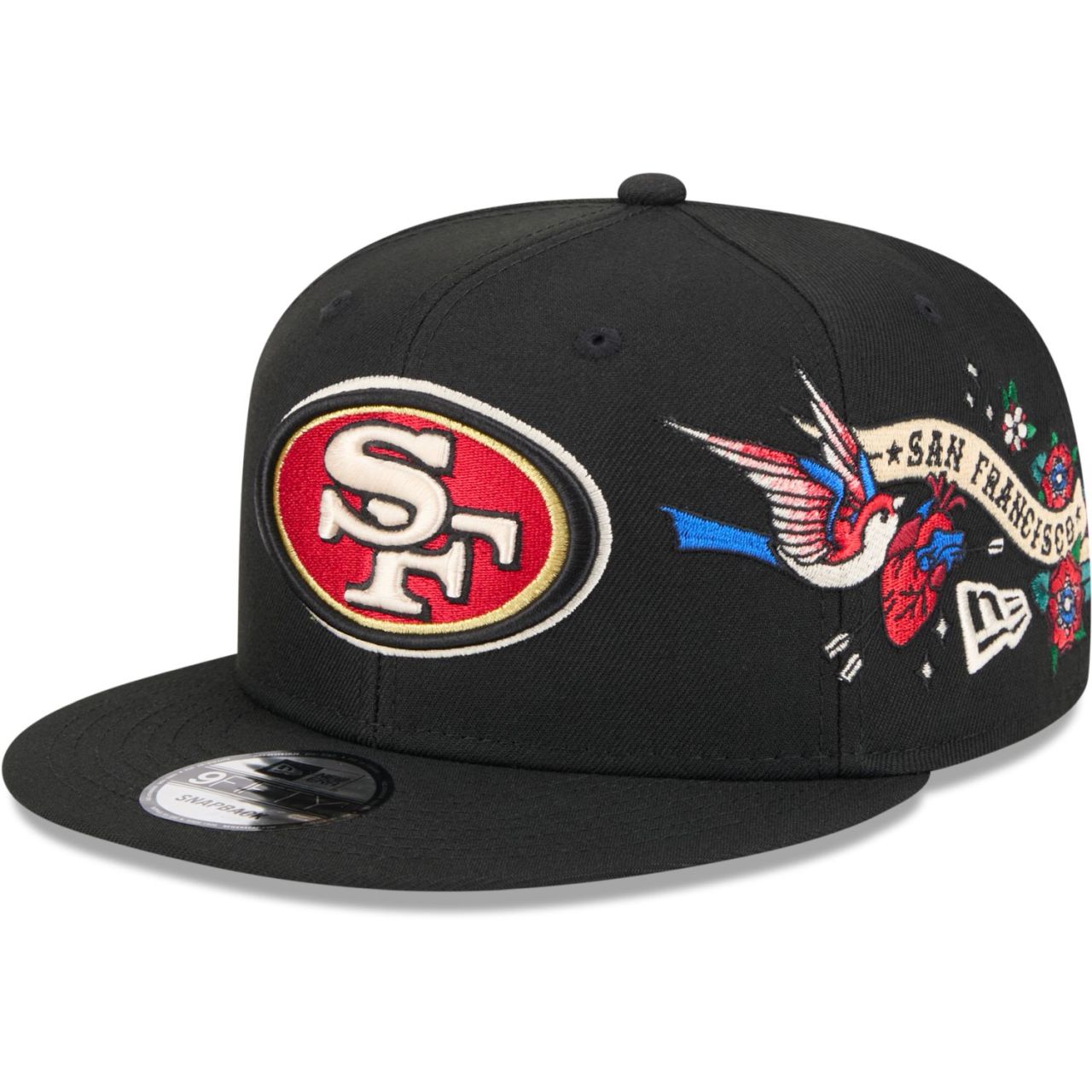 Bild von New Era, Herren, Cap, 9Fifty Snapback Cap - CITY ART San Francisco 49ers, Schwarz